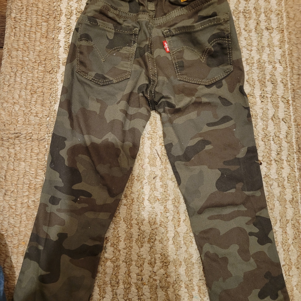 Levi's Kids Camouflage Pants - Green and Brown